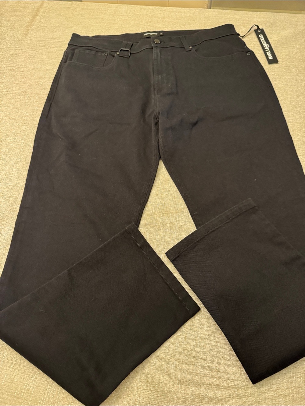 Karl Lagerfeld-NWT/ Black Men's size 36/ Straight Jeans